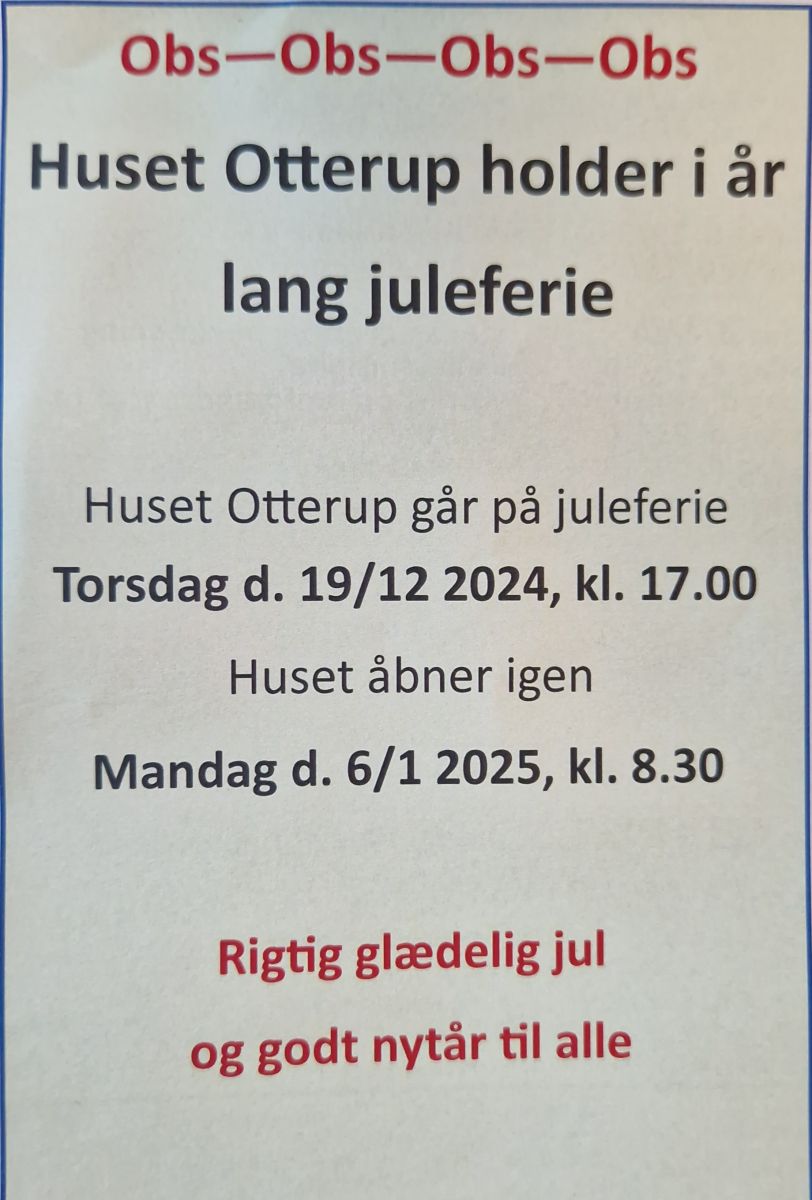 Lang juleferie